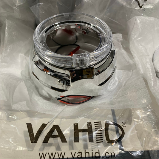 ฝาครอบโปรเจ็คเตอร์พร้อมไฟวงแหวน VAHID C2-W LED Shroud