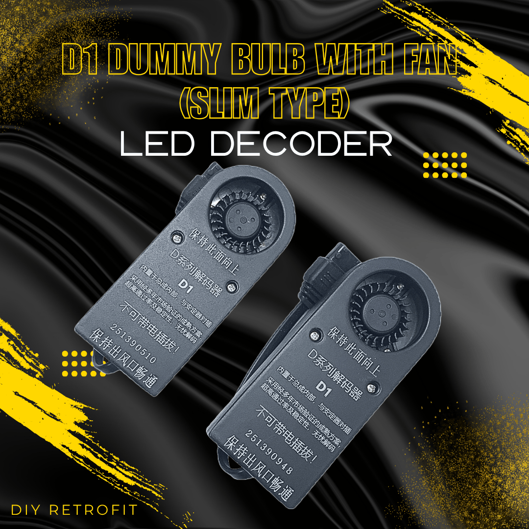 D1 Dummy Bulb with Fan (Slim Type)