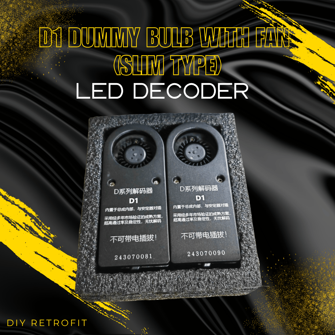 D1 Dummy Bulb with Fan (Slim Type)