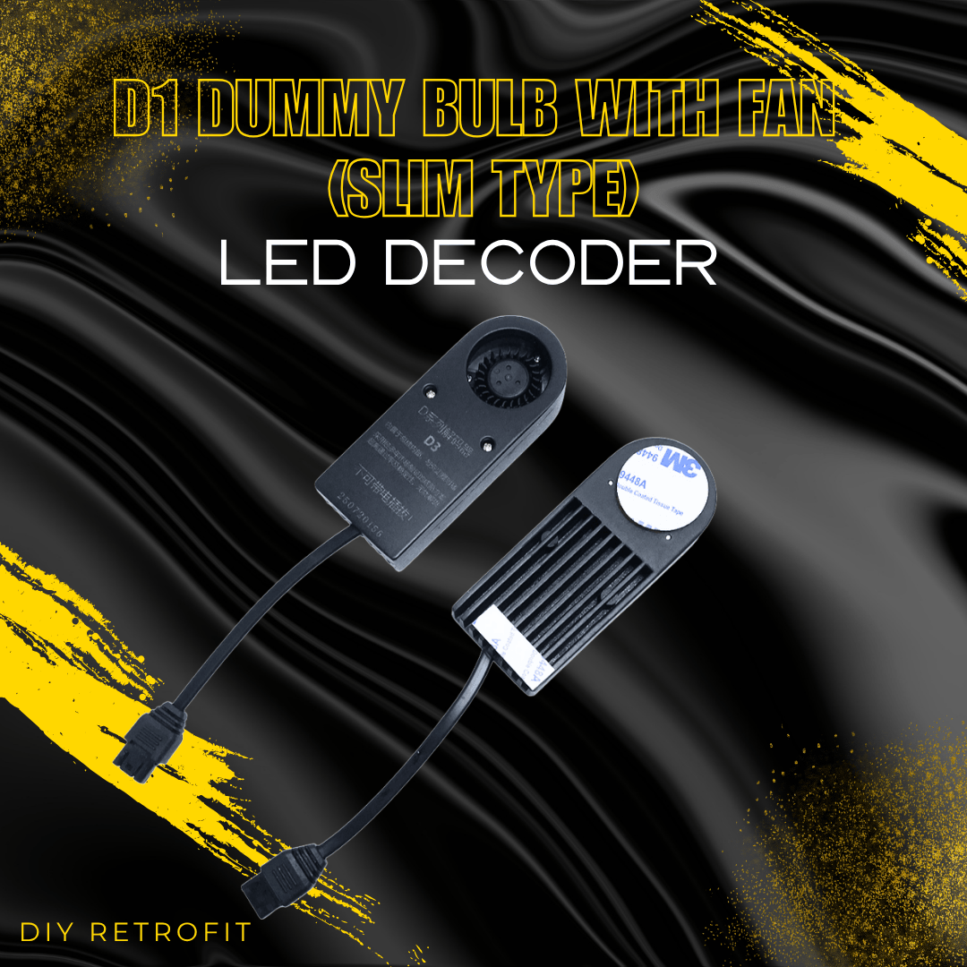 D1 Dummy Bulb with Fan (Slim Type)