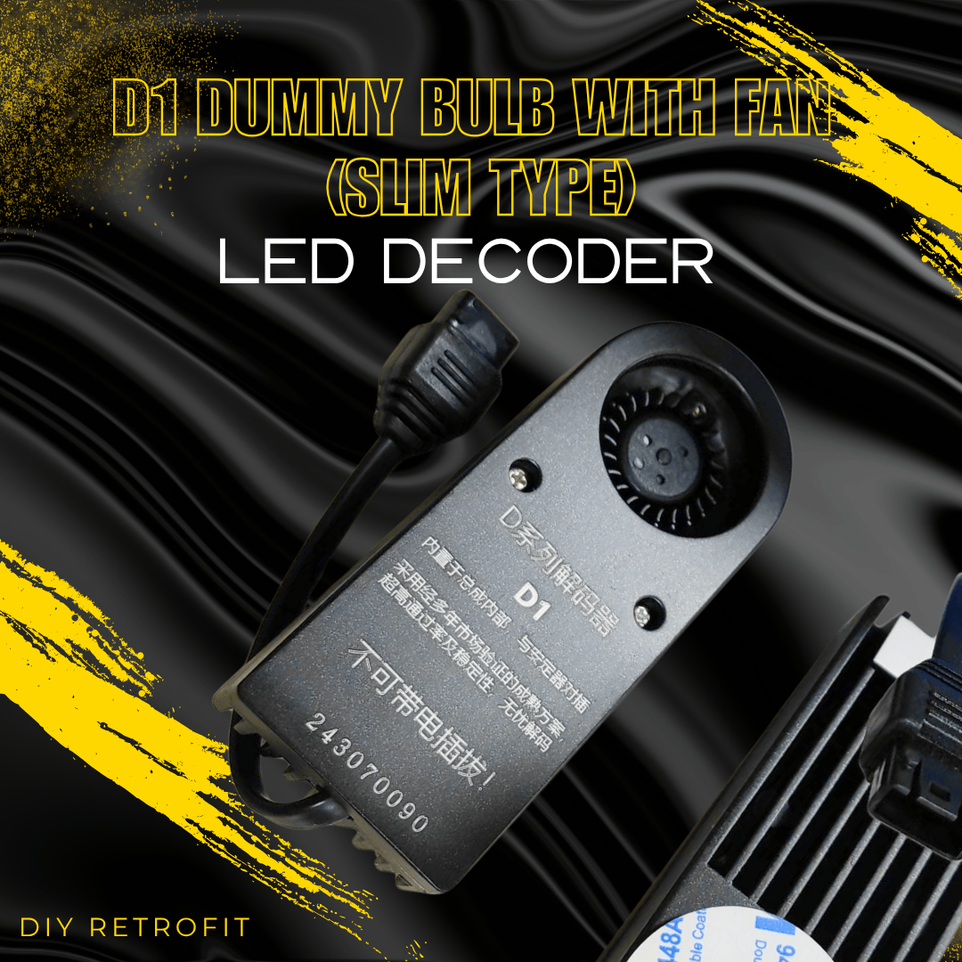 D1 Dummy Bulb with Fan (Slim Type)
