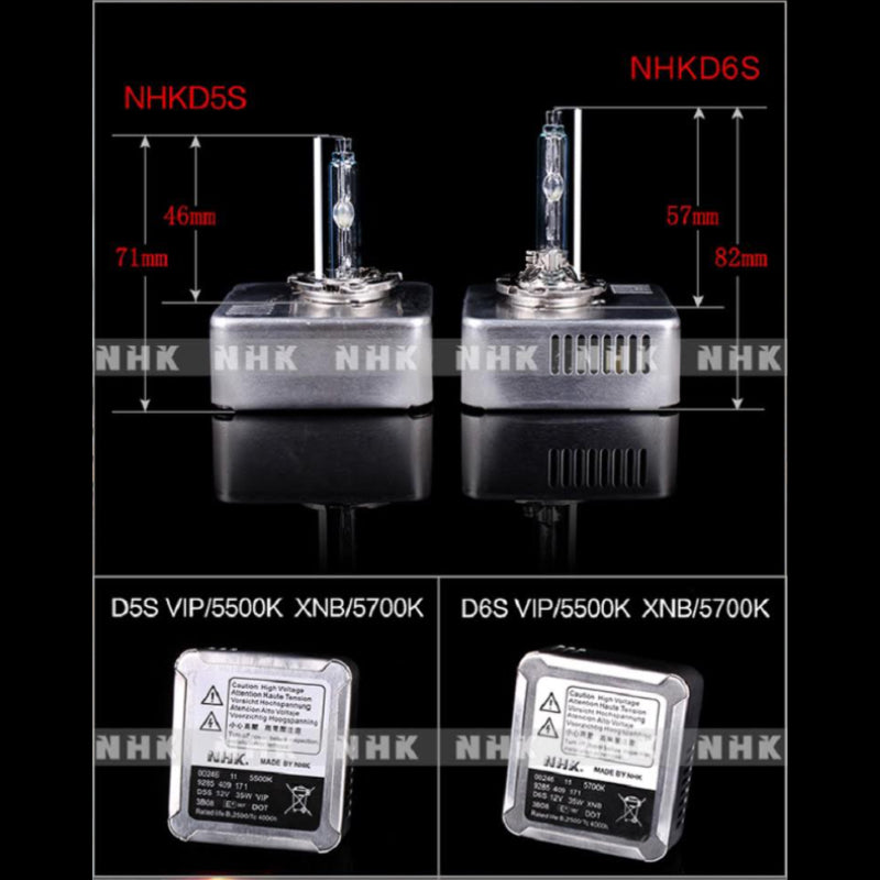 NHK D5S Bulb 35W หลอดไฟหน้า Xenon NHK D5S 35W