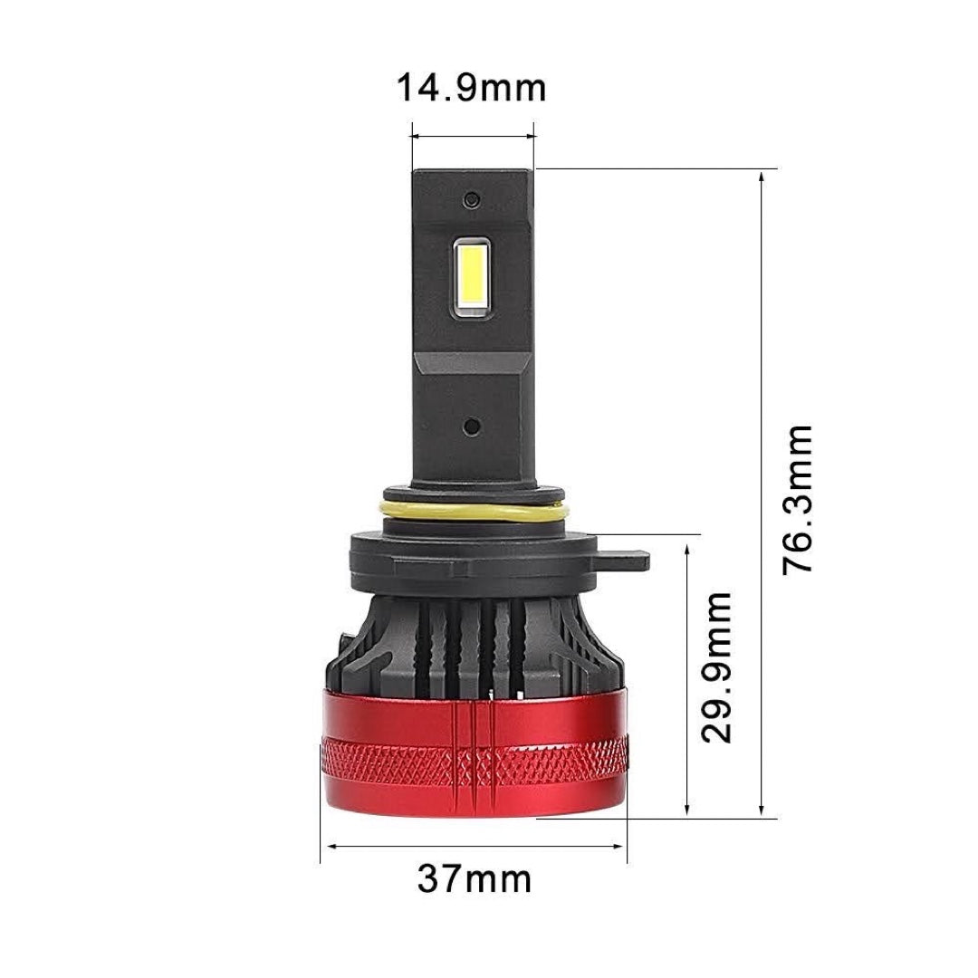 หลอดไฟหน้า F3C HIR2 (9012) 55W 12000LM 6500K CANBUS LED Headlamp