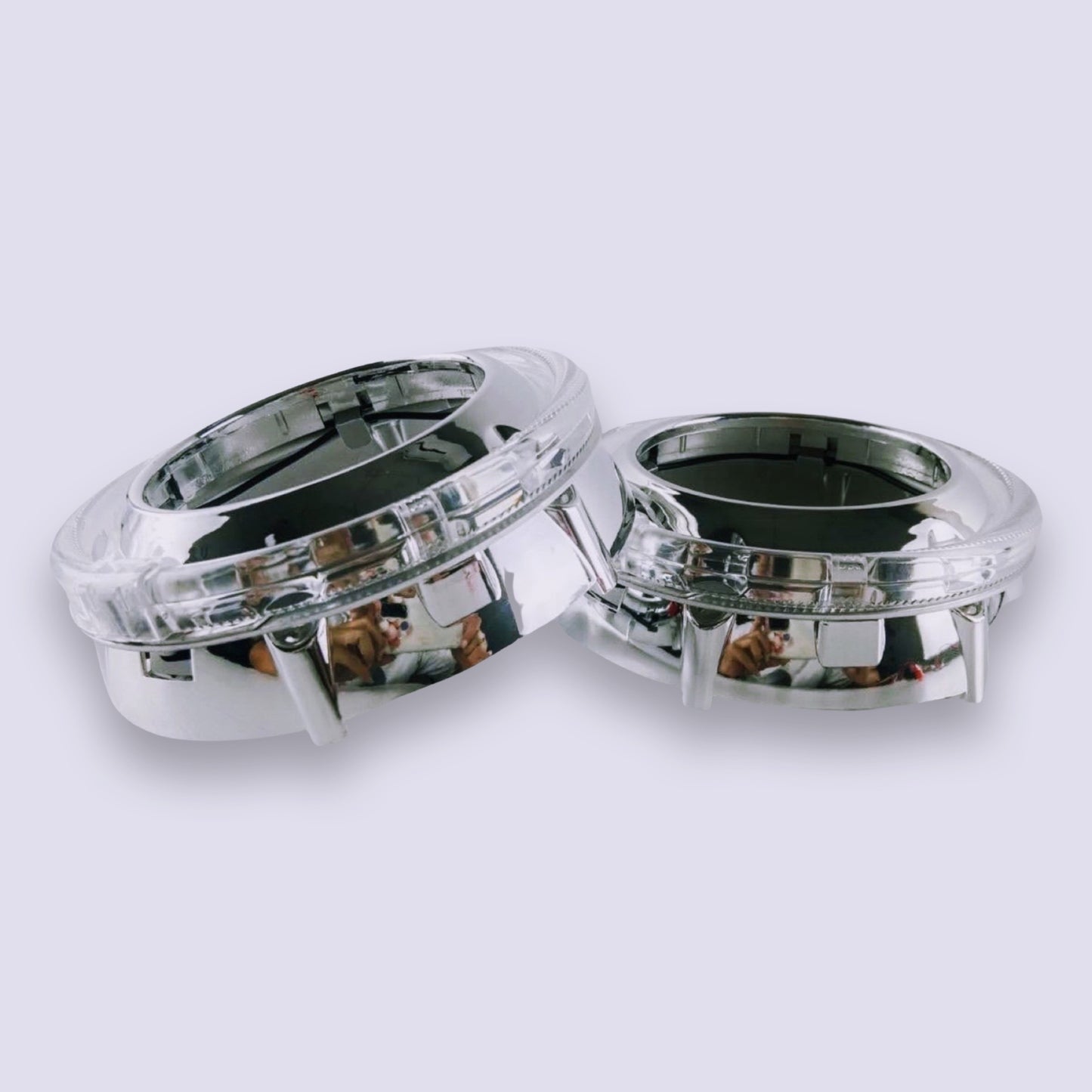 VAHID CH33-W LED 3" Shroud ฝาครอบโปรเจ็คเตอร์+ไฟวงแหวน