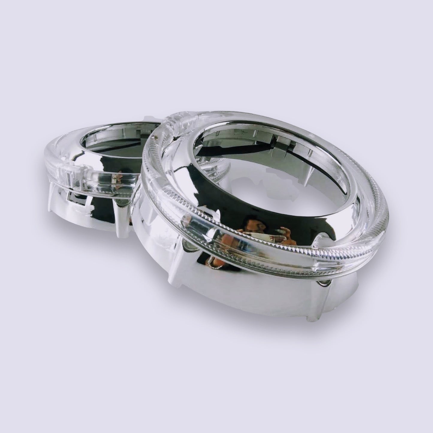 VAHID CH33-W LED 3" Shroud ฝาครอบโปรเจ็คเตอร์+ไฟวงแหวน