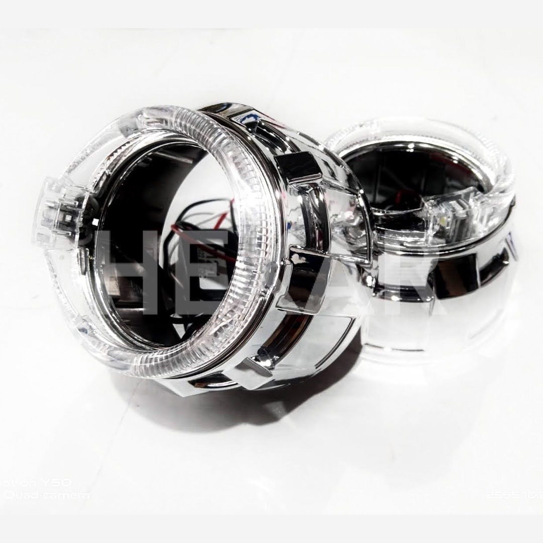 Shroud 2" With LED Angle Eye (White) for 52 mm. Projector