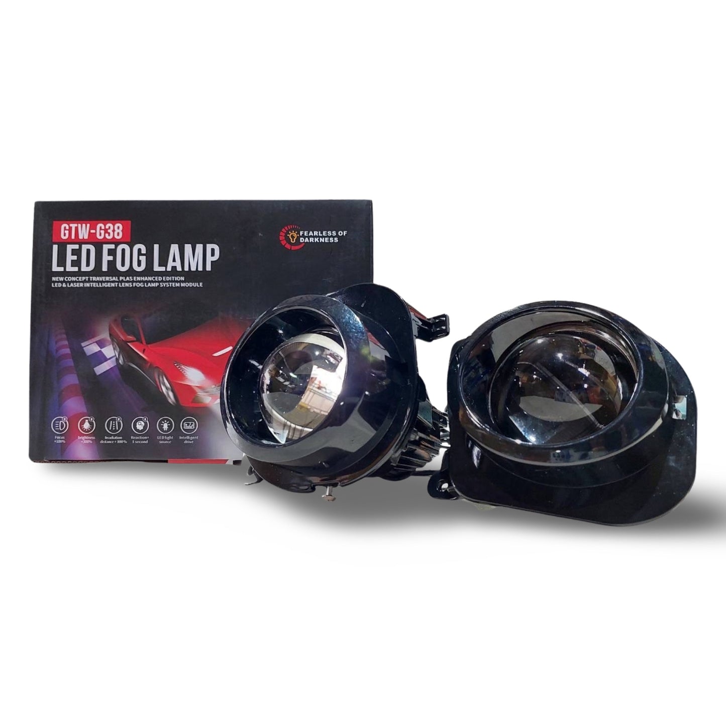 LED Projector Foglamp For BMW Series 5 X3, X4, X5, X6 6000K ไฟตัดหมอก LED Projector สำหรับ  BMW X3, X4, X5, X6