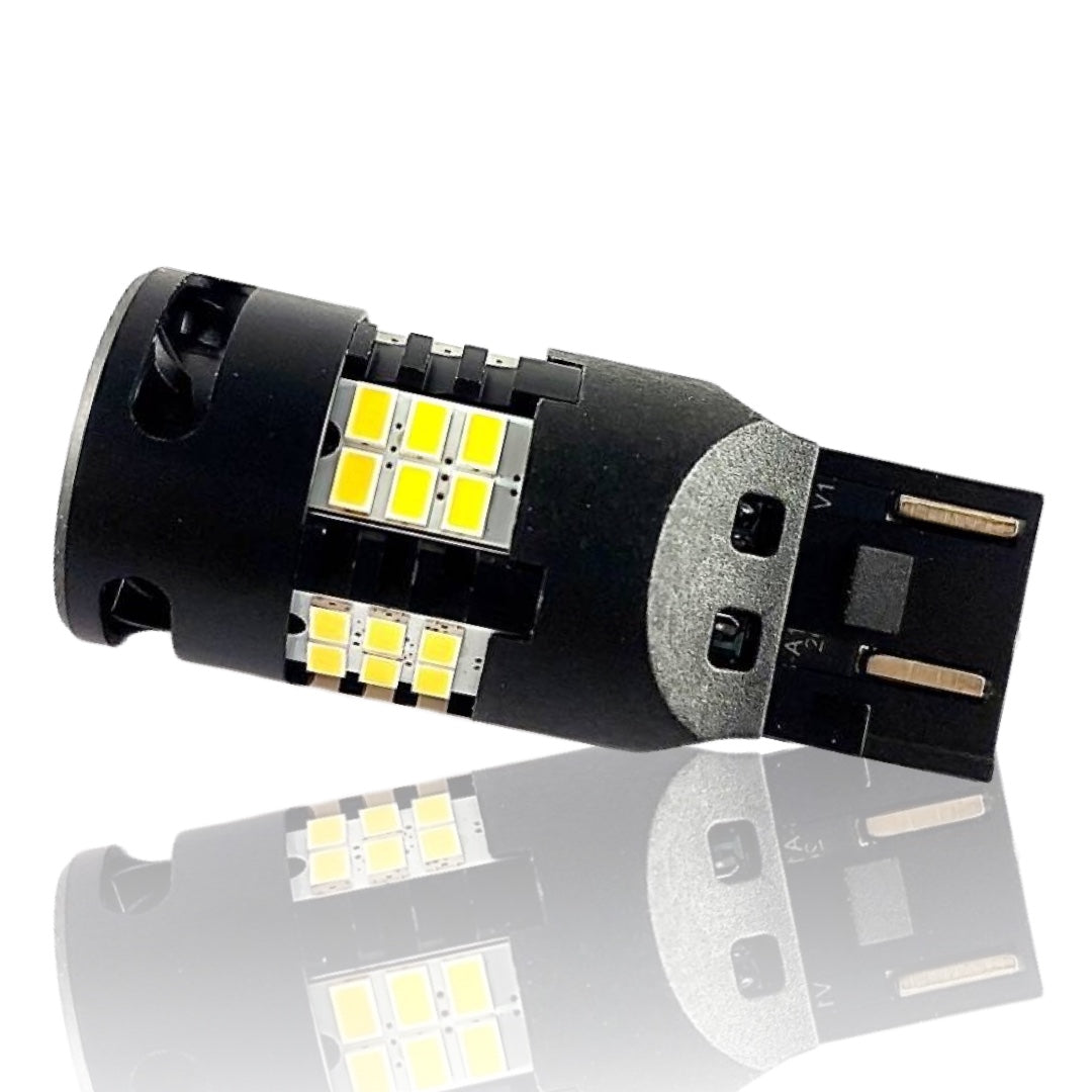 A16 T20 (7440) LED Signal Bulb AMBER (มีพัดลม)