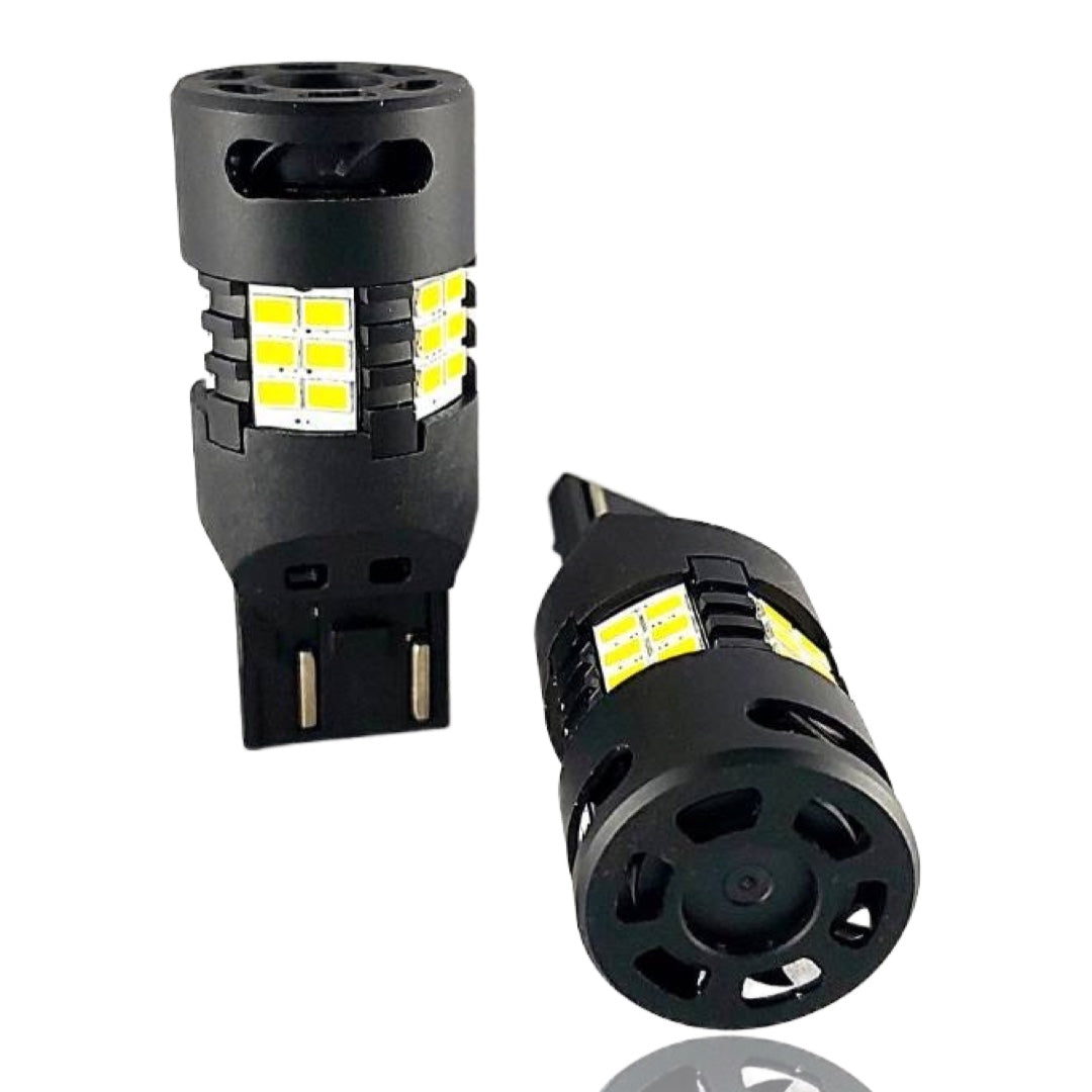 A16 T20 (7440) LED Signal Bulb  AMBER (มีพัดลม)