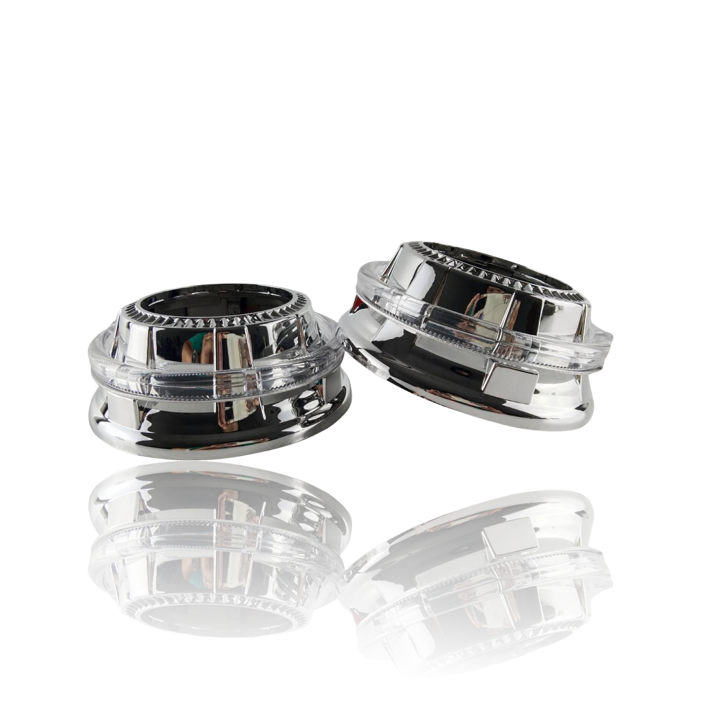 Kingkong LED 3” 3" Shroud ฝาครอบโปรเจ็คเตอร์+ไฟวงแหวน C36-W