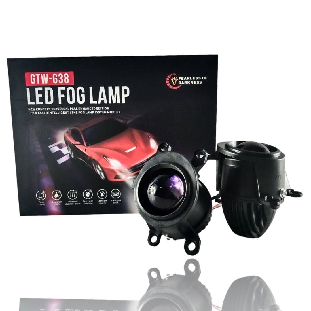 Toyota 2018 LED Projector Foglamp ไฟตัดหมอก LED Projector สำหรับ Toyota Fortuner Cross Revo Camry 2020