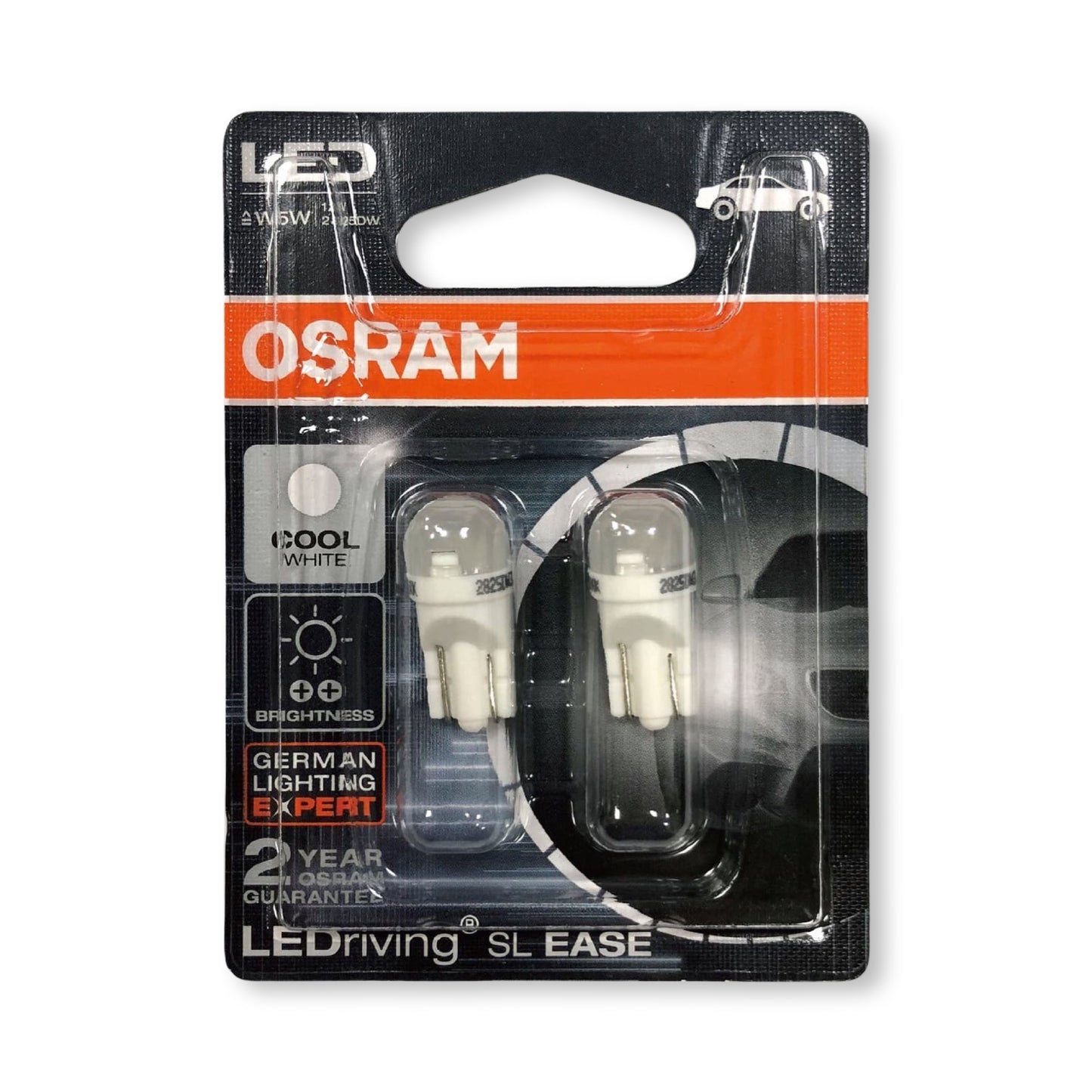 OSRAM หลอดไฟ LED ขั้วเสียบ T10 รุ่น SL Ease 2825DW