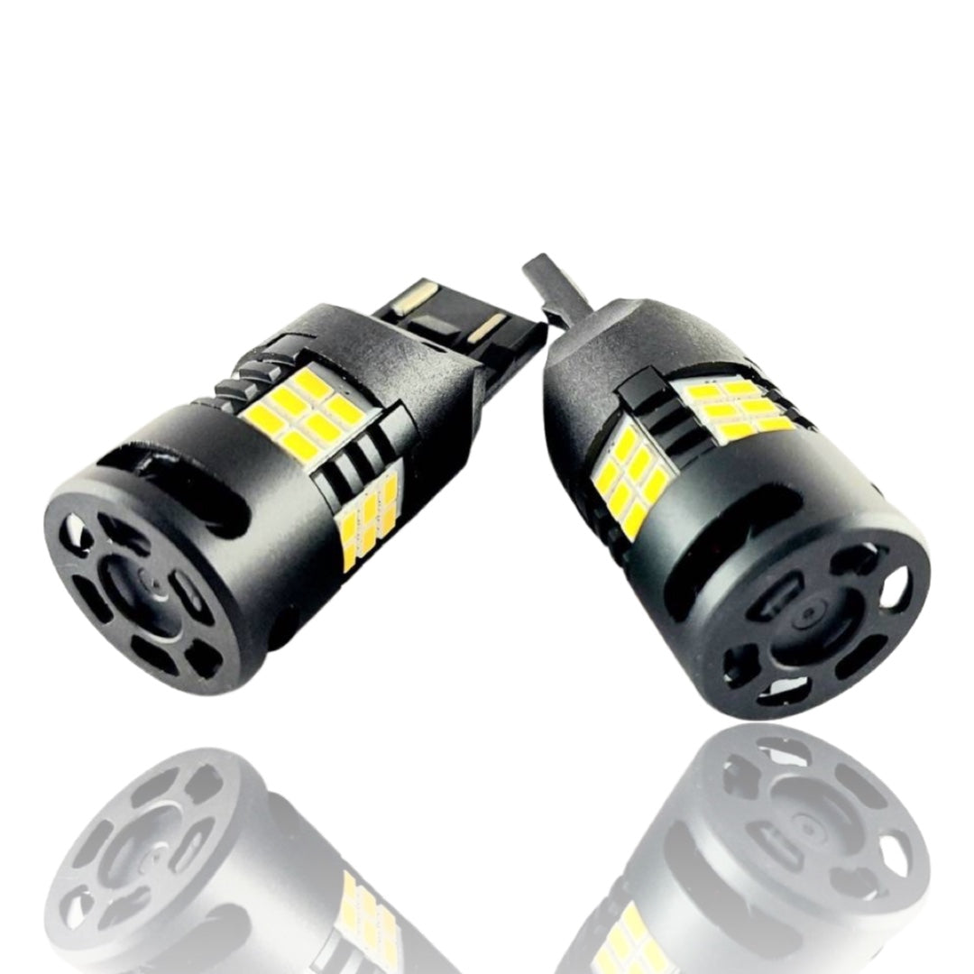 A16 T20 (7440) LED Signal Bulb AMBER (มีพัดลม)