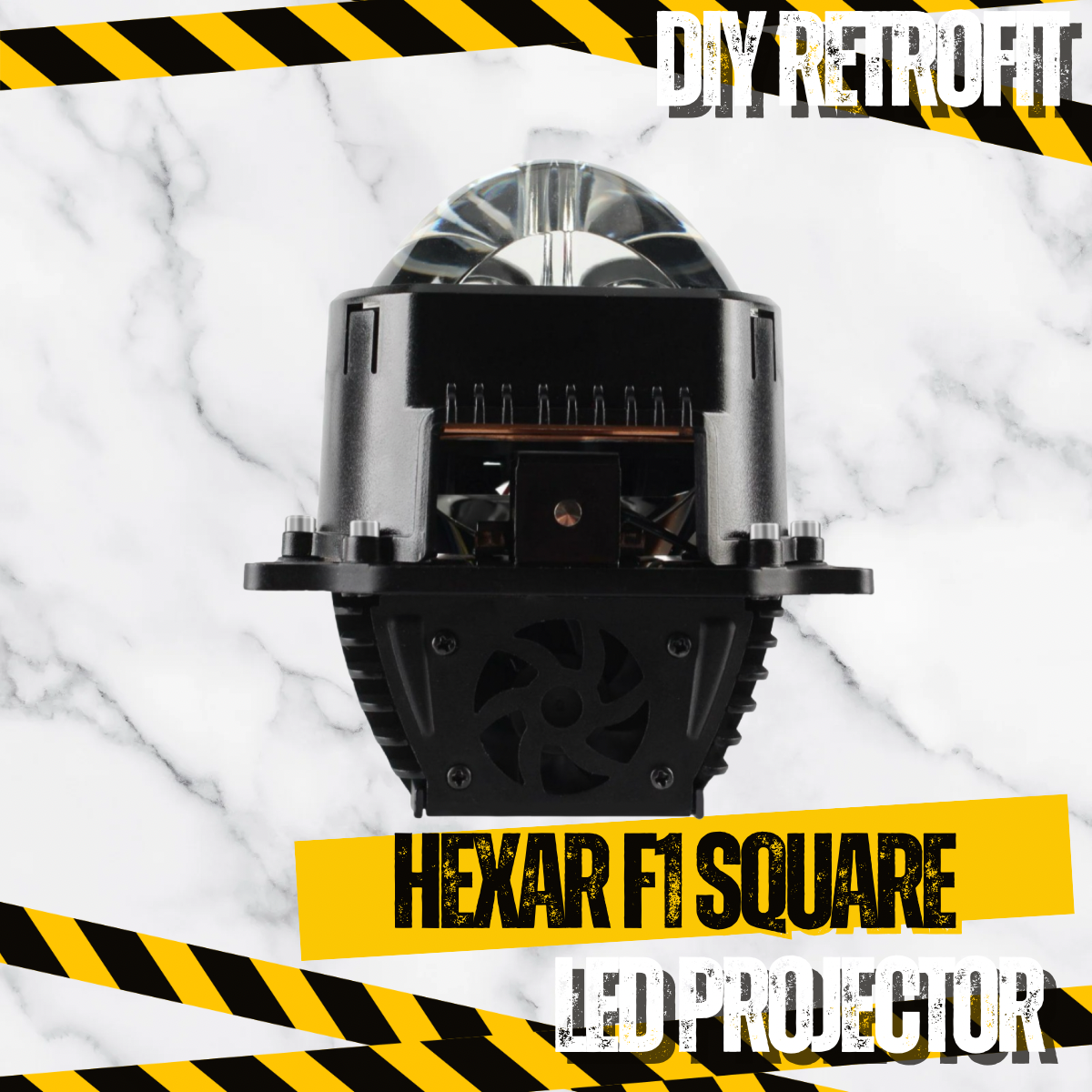 Hexar F1 Square LED Projector