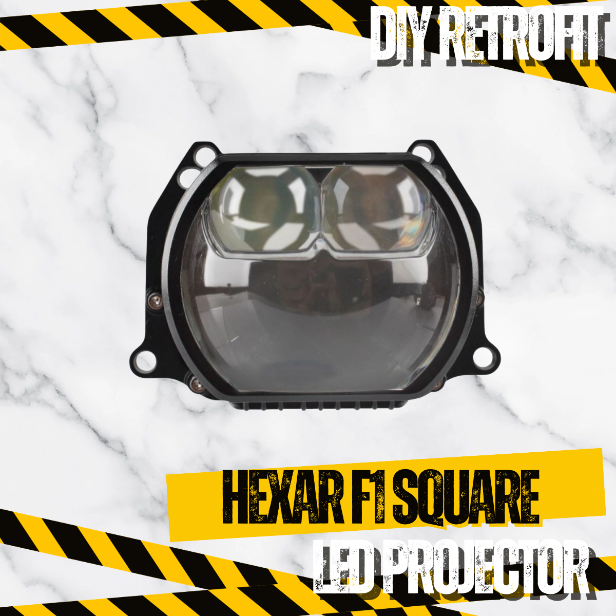 Hexar F1 Square LED Projector