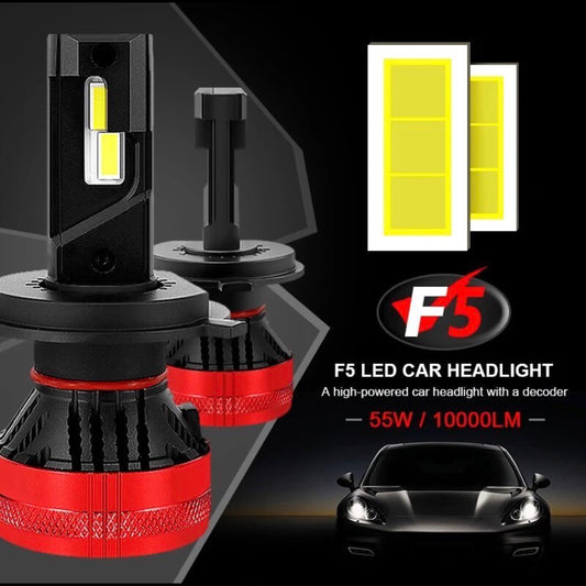F5 LED Headlamp Bulb 55W 6000K หลอดไฟหน้า LED F5 55W 6000K