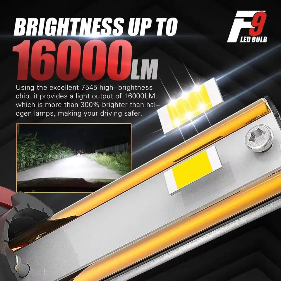 หลอดไฟหน้า F9 90W 6000K LED Headlamp