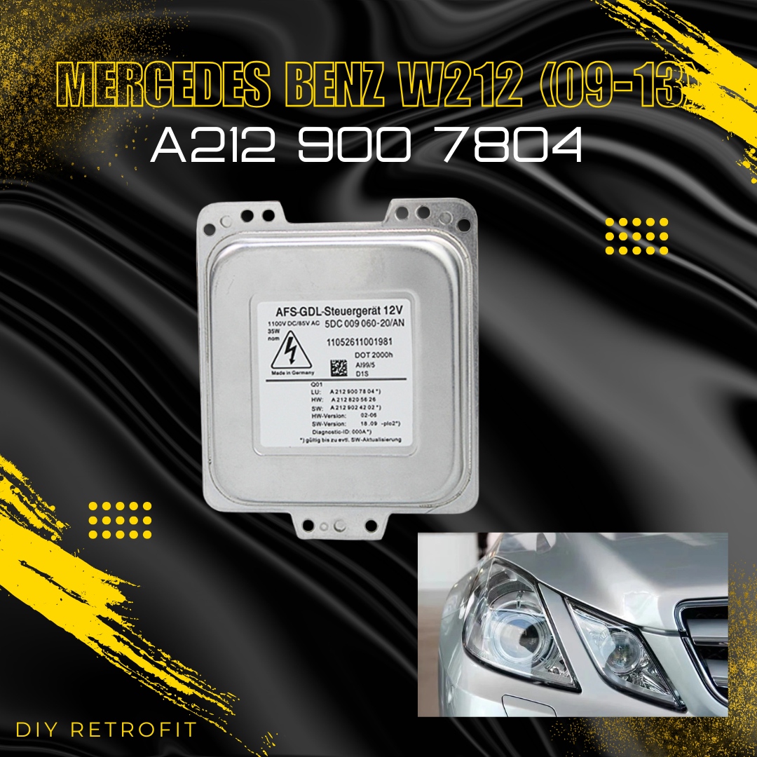 OEM Ballast 5DC009060-20 AN A2129007804 For: W212 only E class (11-13)