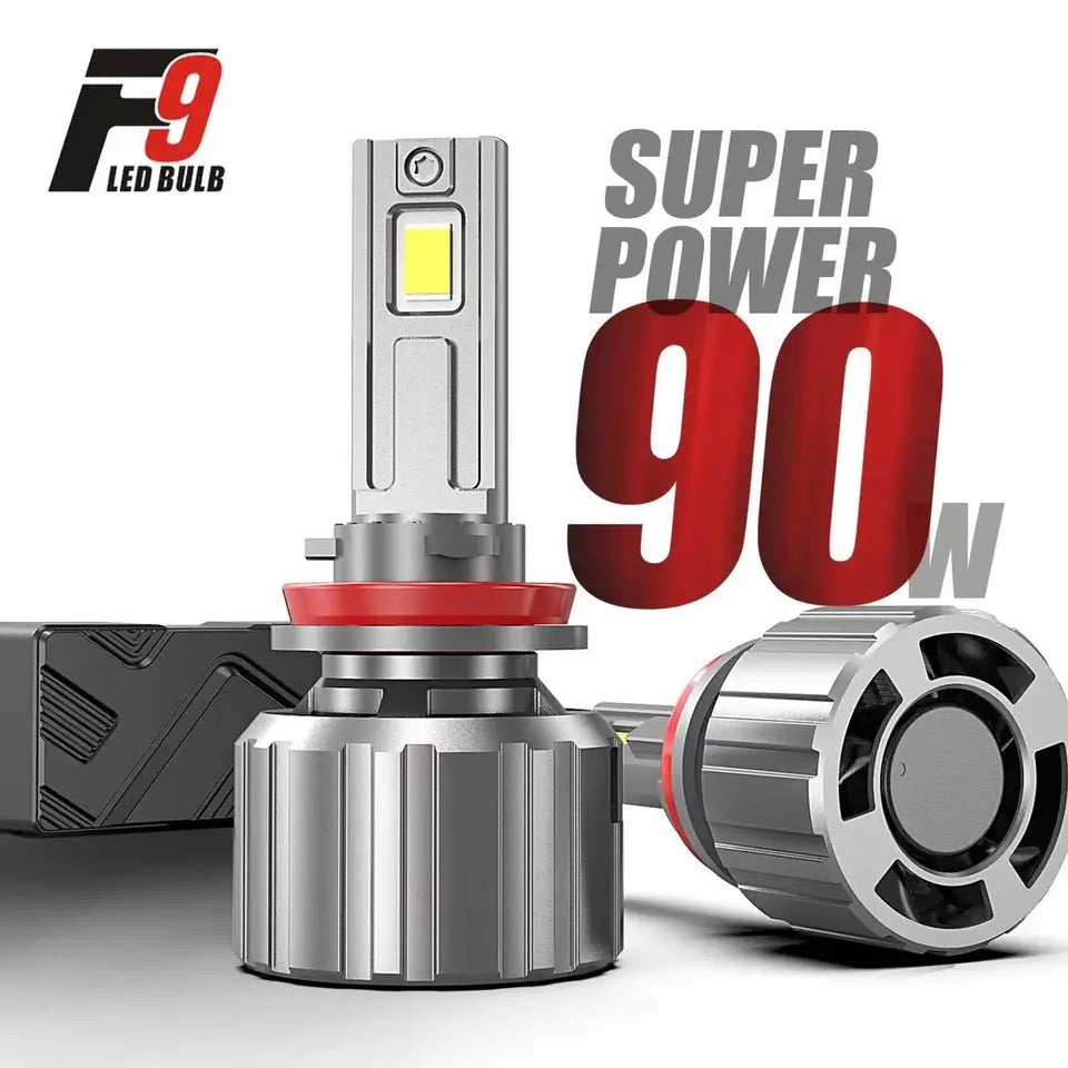 หลอดไฟหน้า F9 90W 6000K LED Headlamp